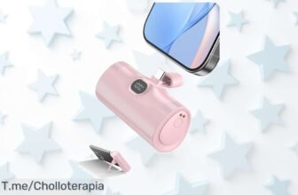 Mini power bank 5000mAh con carga rápida y diseño resistente nunca visto a precio loco aprovecha este super chollo antes que se agote ya mismo