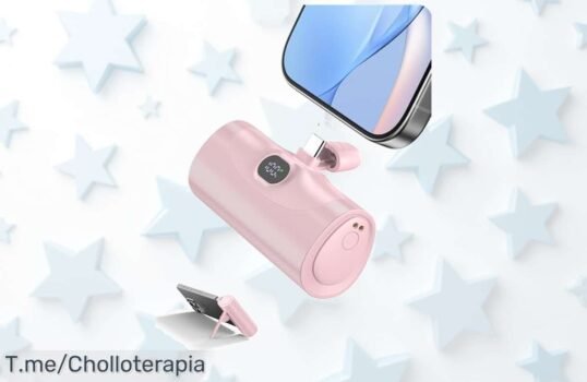 Mini power bank 5000mAh con carga rápida y diseño resistente nunca visto a precio loco aprovecha este super chollo antes que se agote ya mismo
