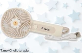 Mini ventilador MrWonderful con 3 velocidades supera todo lo visto refresca hasta dos horas no dejes escapar este super chollo precio loco y oferta limitada ¡corre ya!