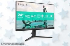 Monitor Philips 24” FHD con pantalla ultrarápida de 180Hz para jugar sin interrupciones y sonido inmersivo a un precio loco nunca visto, aprovecha este ofertón ya mismo antes que se acabe