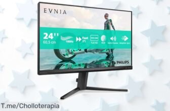 Monitor Philips 24” FHD con pantalla ultrarápida de 180Hz para jugar sin interrupciones y sonido inmersivo a un precio loco nunca visto, aprovecha este ofertón ya mismo antes que se acabe