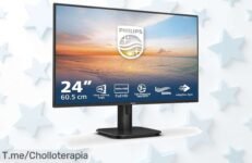 Monitor Philips 24 pulgadas con imagen de lujo y juego sin lag en FHD precio loco nunca visto oferta limitada corre que vuelan super chollo descuento brutal