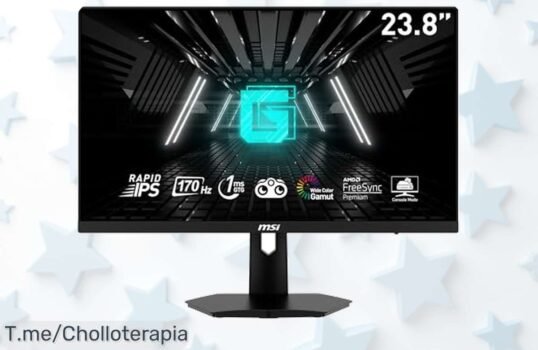 Monitor gaming MSI G244F con panel IPS y 170 Hz a precio loco disfruta imagen súper nítida colóre vibrantes ¡ofertón nunca visto! compra ya antes que se agoten