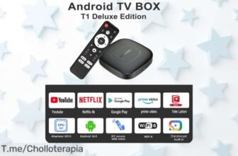 Mortal T1 TV Box con Android 13 y WiFi doble banda para ver en 4K sin parar a precio loco nunca visto corre que se agotan estos super chollos de oferta limitadísima