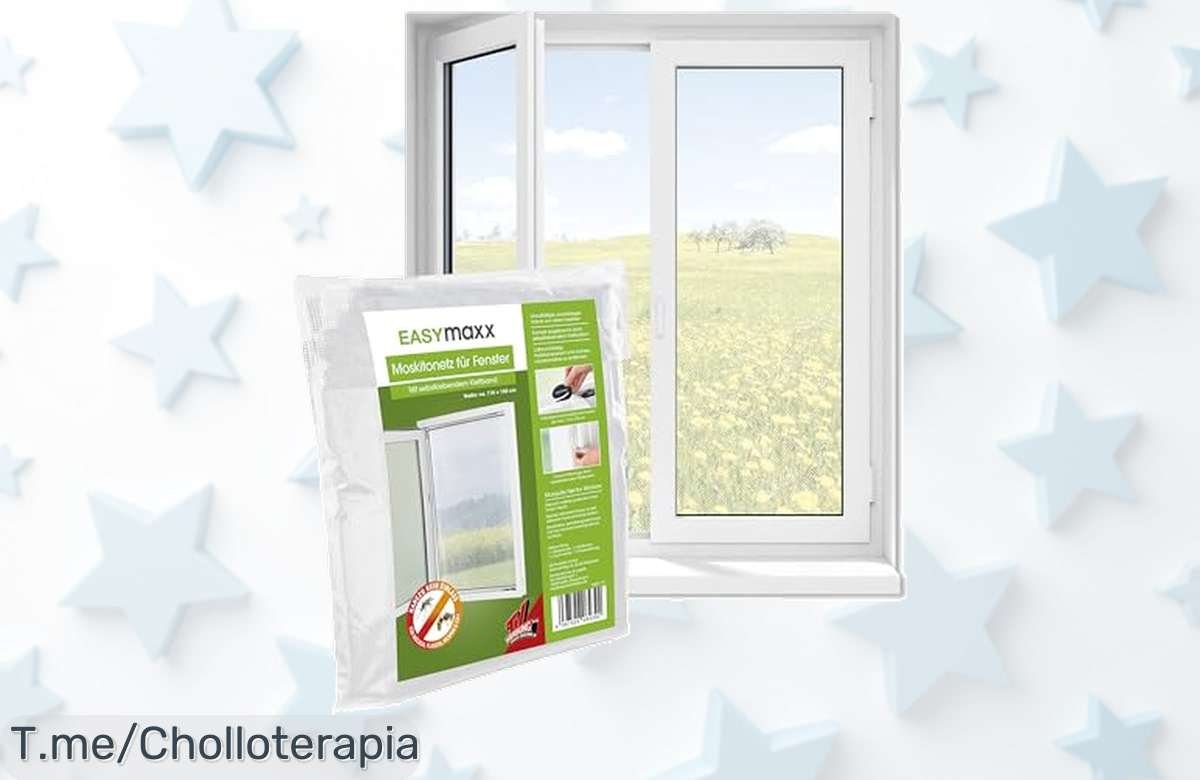 Mosquitera fácil y recortable easymaxx con velcro sin taladros ni líos aprovecha el super chollo y descuento brutal antes que se agote tu precio loco de ganga