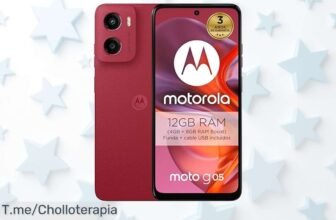 Motorola Moto g05 rojo con 12GB RAM y cámara de 50MP a precio loco nunca visto pantalla mega brillante batería que dura dos días corre por este super chollo antes que se acabe