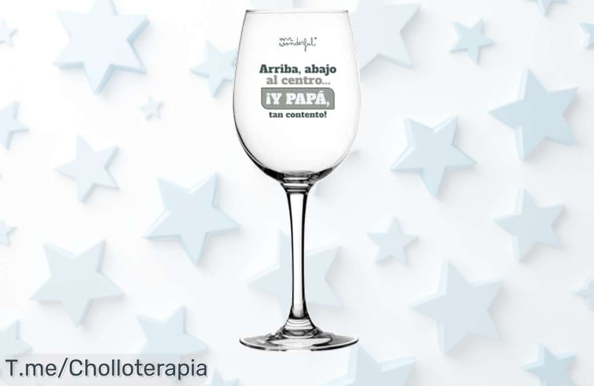 Mr Wonderful copa de vino multicolor para papá con diseño duradero y lavable precio loco único aprovecha este super chollo antes que se agote no lo dejes escapar