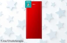 Never visto ofertón de Hisense rojo 165 litros con congelador Freeze Zone para frescura total y botellero top aprovecha este descuento brutal precio loco de ganga compra ya antes que se acabe