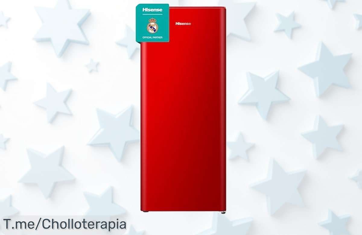 Never visto ofertón de Hisense rojo 165 litros con congelador Freeze Zone para frescura total y botellero top aprovecha este descuento brutal precio loco de ganga compra ya antes que se acabe