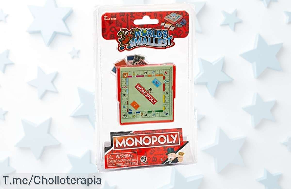 No te pierdas el mini Monopoly oficial más pequeño del mundo con funciones completas y un precio de ganga nunca visto ¡ofertón limitado, compra ya antes que desaparezca!