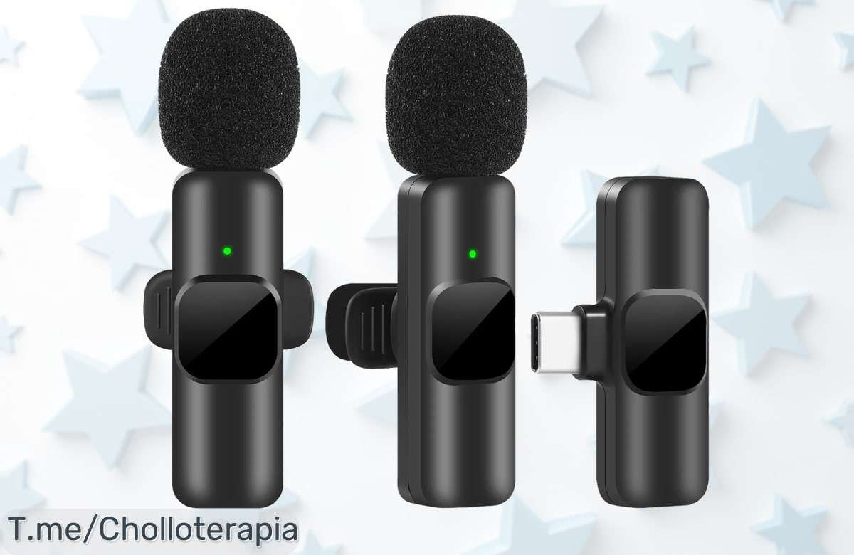 Nuevo micrófono lavalier inalámbrico mini calidad pro precio loco nunca visto super chollo ideal para grabar en vivo o juegos aprovecha el ofertón y compra ya antes que desaparezca