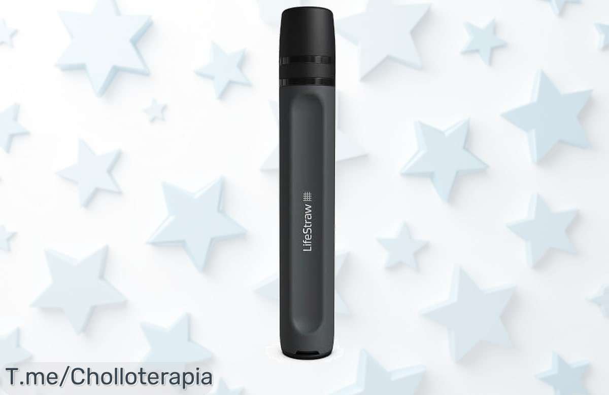Nunca visto: filtro de agua ultra resistente LifeStraw Peak con protección total contra bacterias ahora a precio loco aprovecha este super chollo antes que se acabe