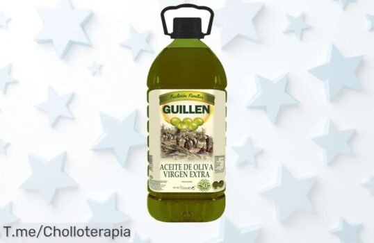 Oliva virgen extra Guillén 5L con sabor único y calidad suprema a un súper chollo nunca visto ¡no dejes escapar este ofertón de precio loco, corre que vuelan!