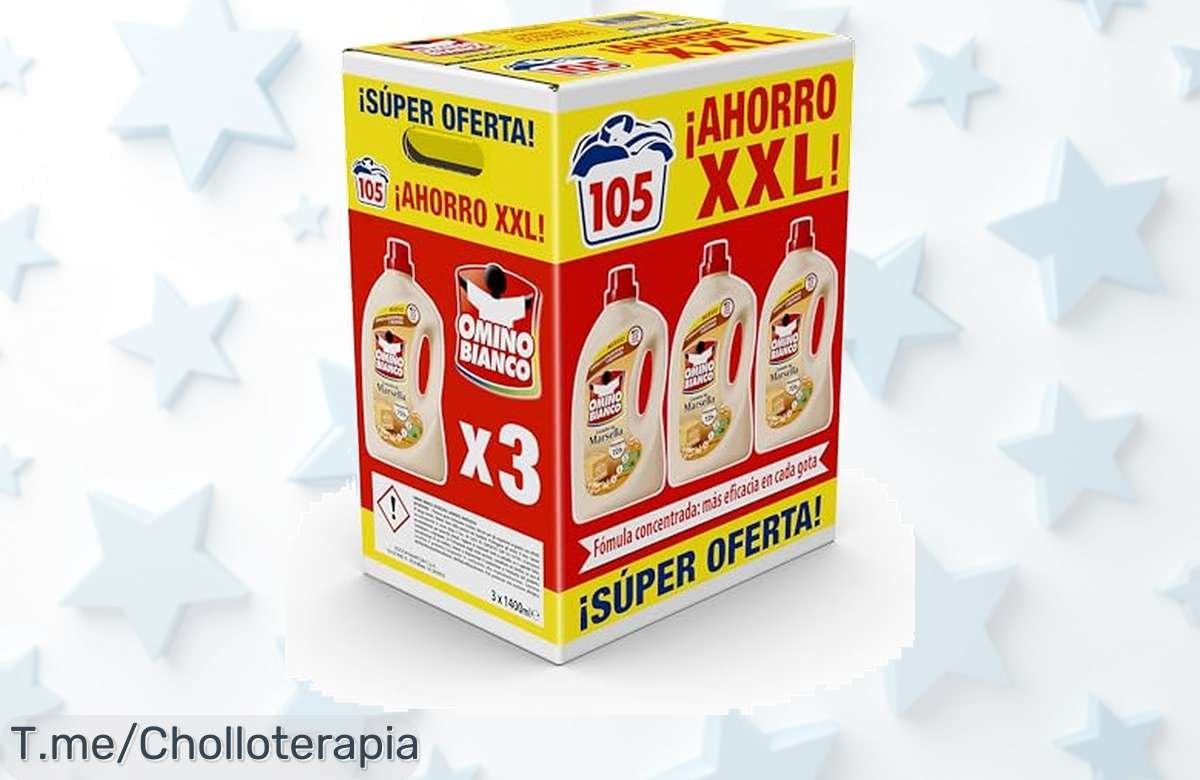 Omino Bianco Marsella pack ahorro con descuento brutal limpia manchas imposibles y deja aroma fresco no pierdas este super chollo precio loco para ti compra ya