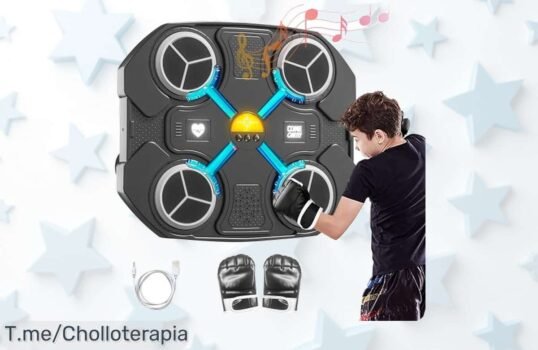 OneNine máquina de boxeo con música Bluetooth entrenamiento potente y divertido para niños precio loco nunca visto aprovecha el ofertón único antes que se agote