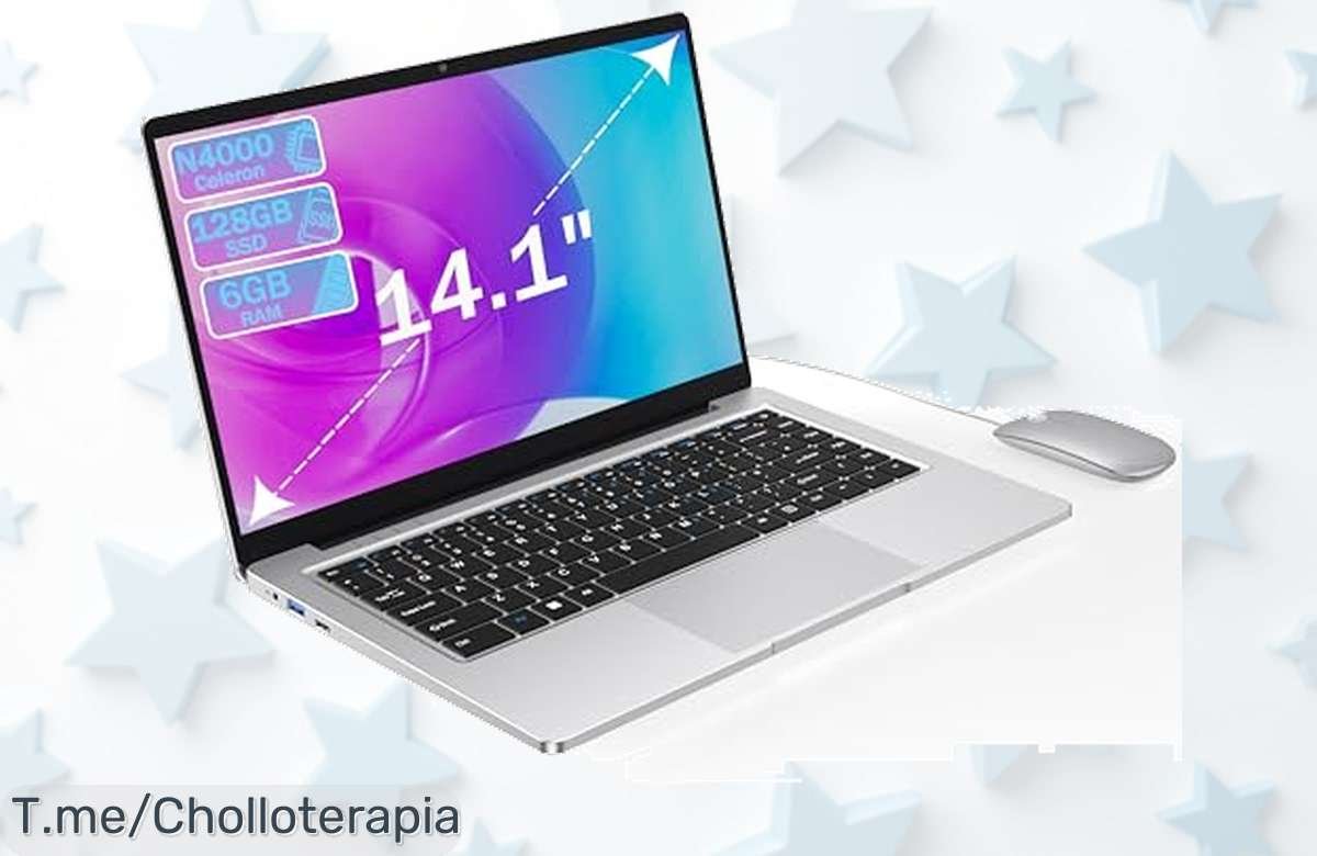 Ordenador portátil 141 con procesador doble núcleo y SSD rapidísimo a precio loco nunca visto ¡ofertón limitado corre que vuelan las unidades!