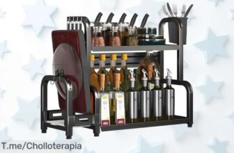 Organizador de especias súper resistente con ganchos para 15 kg por precio loco y descuento brutal nunca visto Aprovecha este ofertón limitado compra ya antes que se acabe