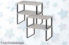 Organizador de estante liantral super chollo ajuste perfecto y material resistente para ordenar cocina o escritorio aprovecha este descuento brutal oferta limitada vuelve rápido compra ya