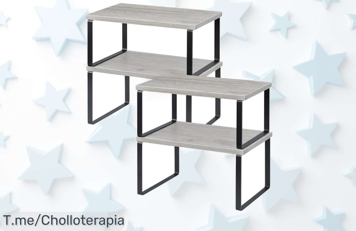 Organizador de estante liantral super chollo ajuste perfecto y material resistente para ordenar cocina o escritorio aprovecha este descuento brutal oferta limitada vuelve rápido compra ya