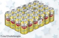 Pack 24 Amstel Radler limón con sabor fresco y natural, ¡un ofertón con descuento brutal nunca visto a precio loco corre que vuelan las unidades!