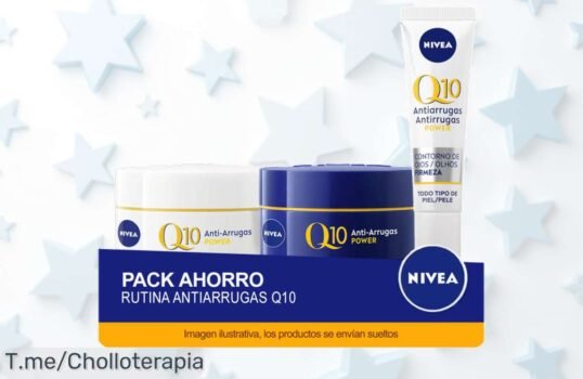 Pack ahorro Nivea Q10 antiarrugas con crema día, noche y contorno único para tu piel en precio loco nunca visto aprovecha este super chollo antes que termine