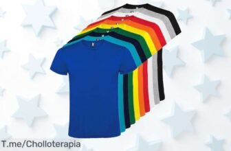 Pack de 10 camisetas Roly con tejido tubular y costuras reforzadas precio loco nunca visto calidad algodón super chollo aprovecha ya antes que vuelen