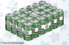 Pack de 24 latas cerveza cruz del sur con sabor suave y toque cítrico el super chollo que necesitas para tus parrilladas aprovecha este ofertón y corre que es precio loco limitado