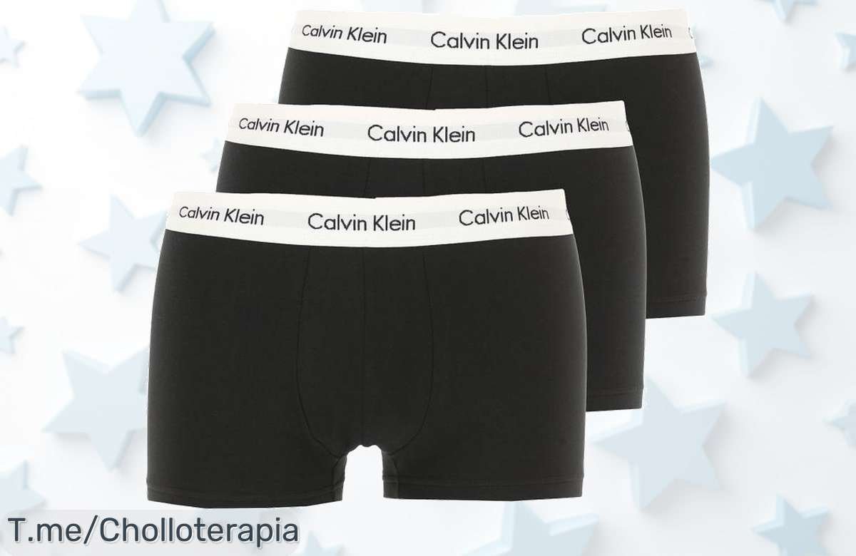 Pack de 3 boxers Calvin Klein low rise con un descuento brutal que no verás nunca más renueva tu ropa interior ya mismo y aprovecha este precio loco antes que vuelen