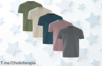 Pack de 5 camisetas FM London que realzan tus músculos y te mantienen fresco con un precio loco y descuento brutal solo por tiempo limitado ¡aprovecha este super chollo ya!