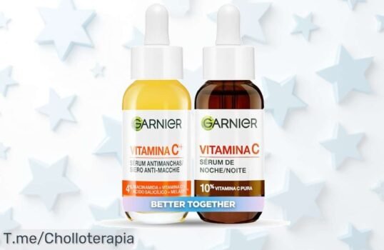 Pack sérum antimanchas día y noche con vitamina C a precio loco aprovecha este ofertón con descuento brutal para lucir una piel clara e hidratada corre que es oferta limitada