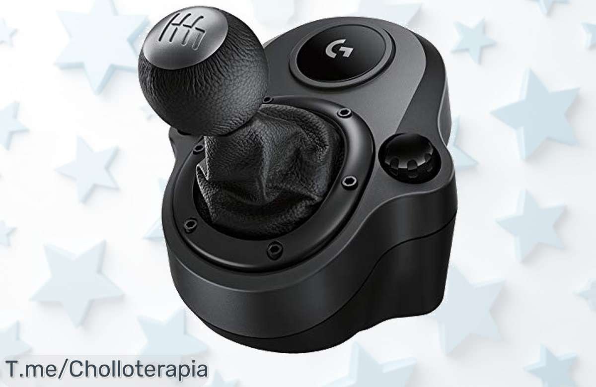 Palanca de cambios Logitech Driving Force con precisión total y cambios rápidos al mejor precio loco aprovecha este super chollo antes que desaparezca la oferta nunca vista