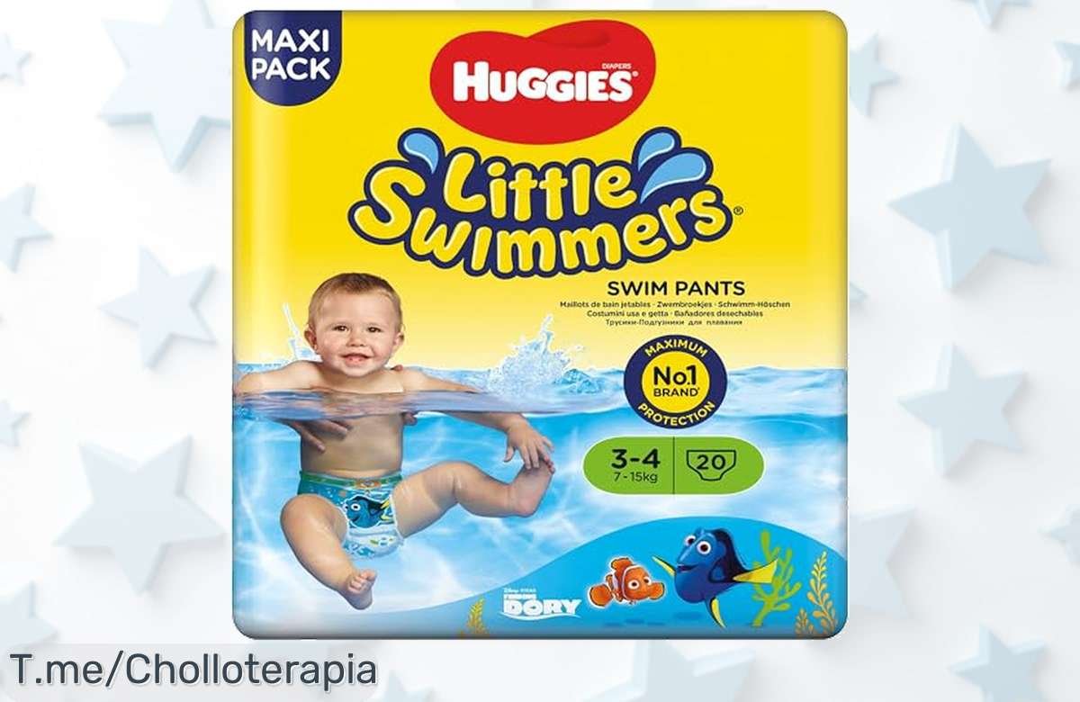Pañales bañadores HUGGIES Little Swimmers con barreras antiescapes para máxima protección en el agua descubre este ofertón con descuento brutal precio de ganga que no se repetirá ¡aprovecha ya!