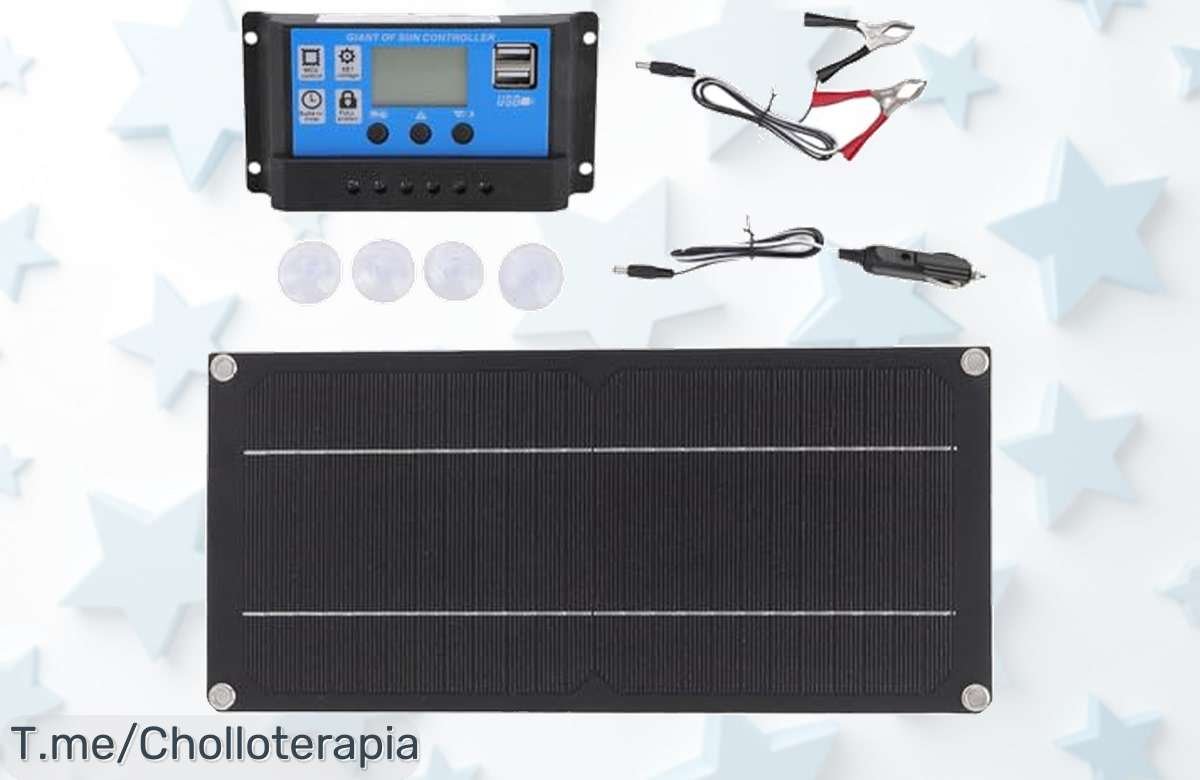 Panel solar portátil Lwuey 600W con carga rápida y resistencia superior aprovecha el super chollo único y consigue energía donde quieras ¡oferta nunca vista corre ya!