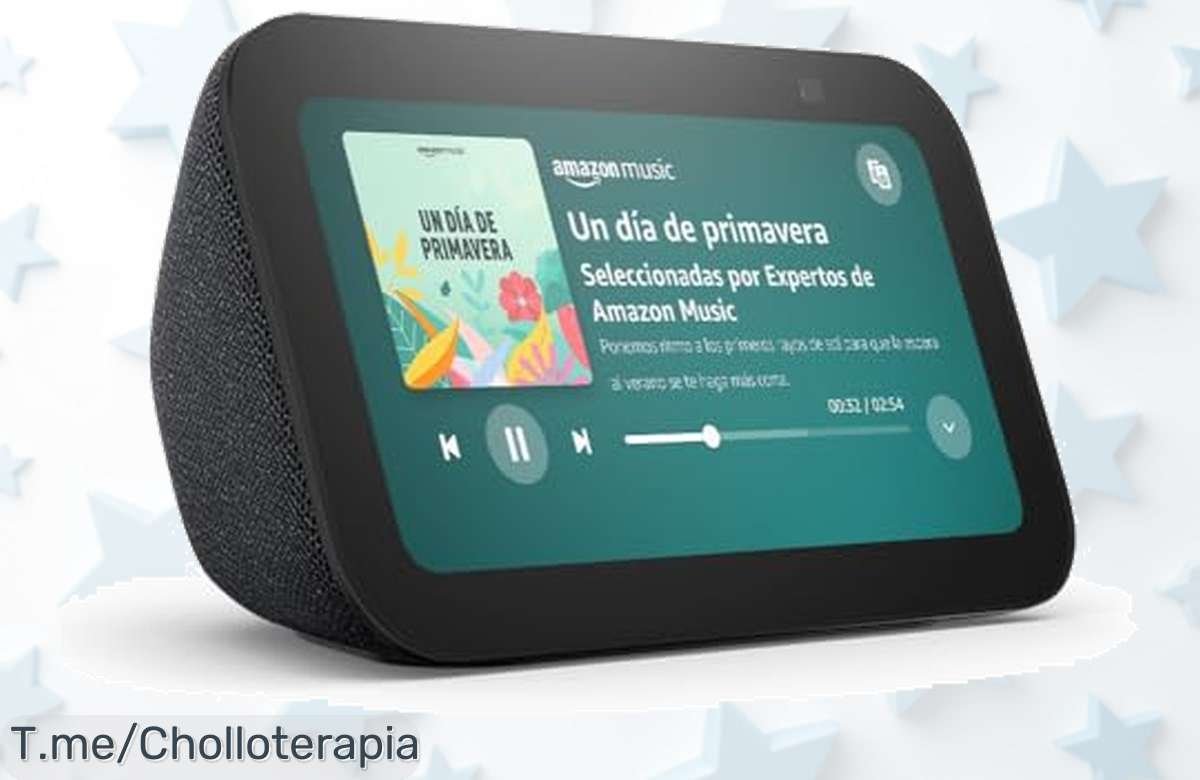 Pantalla inteligente Echo Show 5 con Alexa sonido potente y cámara para videollamadas a precio loco super chollo con descuento brutal oferta limitada actúa ya