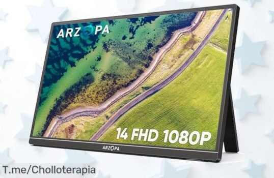 Pantalla portátil full hd de 14” con altavoces y colores vivos a precio loco disfruta este super chollo único compra ya antes que se agote el descuentazo nunca visto
