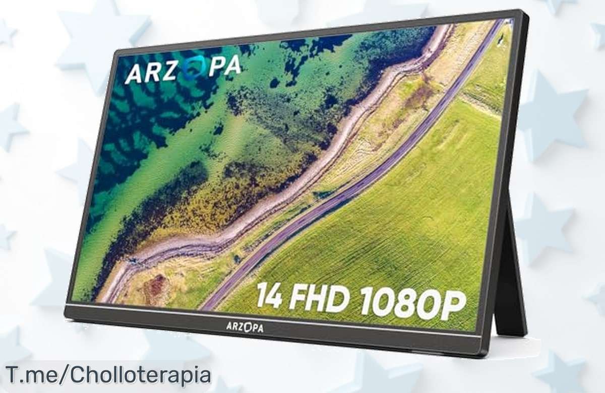 Pantalla portátil full hd de 14” con altavoces y colores vivos a precio loco disfruta este super chollo único compra ya antes que se agote el descuentazo nunca visto