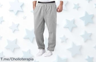 Pantalón jogger hombre slim fit con bolsillos grandes y cintura elástica un super chollo nunca visto precio loco por tiempo limitado ¡aprovecha este ofertón ya!