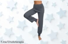 Pantalón yoga mujer con falda y cintura alta que estiliza increíble a precio loco disfruta de este super chollo con descuento brutal oferta limitada actúa ya
