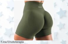 Pantalones cortos NVGTN con contorno amplificado para entrenar y yoga oferta brutal precio loco que no volverá nunca más aprovecha este super chollo antes de que se agoten