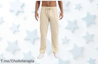 Pantalones de lino para hombre súper frescos y con bolsillos enormes a precio loco solo por tiempo limitado Aprovecha este ofertón que nunca viste antes actúa ya