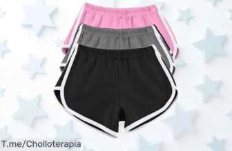 Paquete de 3 pantalones cortos amodle con estampados vibrantes precio loco y descuento brutal para gym, yoga o playa aprovecha este ofertón única oportunidad limitada