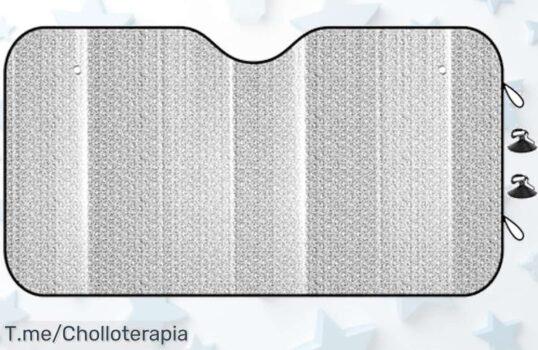Parasol para coche con 2 ventosas súper práctico protege tu luna del sol en verano aprovecha este super chollo nunca visto precio loco y ofertón limitado actúa ya