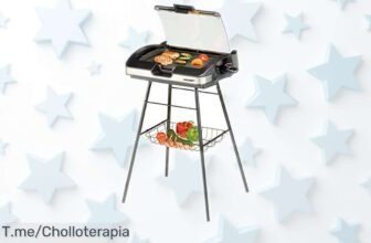 Parrilla eléctrica Cloer 6720 con 2200W y antiadherente que no se pega a precio rebajado para cocinar rápido y limpiar sin lío este ofertón vuela, ¡apúrate antes de que desaparezca!