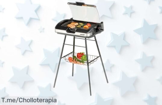 Parrilla eléctrica Cloer 6720 con 2200W y antiadherente que no se pega a precio rebajado para cocinar rápido y limpiar sin lío este ofertón vuela, ¡apúrate antes de que desaparezca!