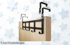 Perchero de puerta súper resistente con capacidad para 10 kg que encaja en todas las puertas italianas Aprovecha este ofertón y descuento brutal único precio loco solo por tiempo limitado actúa ya