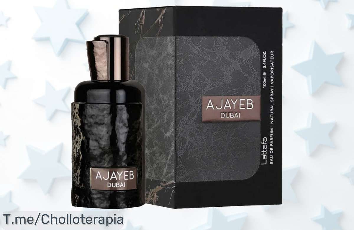 Perfume hombre Ajayeb Dubai 100 ml con aroma único y sofisticado precio loco nunca visto en oferta brutal no dejes escapar este super chollo oferta limitada actúa ya