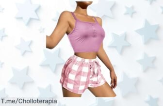 Pijama mujer verano 2 piezas Rayson algodón suave y fresco con caída de precio brutal chollazo para estrenar ya antes que se agoten las unidades ¡no te lo puedes perder!