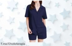 Pijama mujer verano con botones que todas quieren lleva frescura y elegancia disfruta este ofertón nunca visto con descuento brutal precio loco solo hoy ¡compra ya!