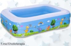 Piscina hinchable infantil fácil de inflar con diversión inmediata precio loco y descuento brutal nunca visto aprovecha este súper chollo antes que se agote