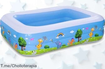 Piscina hinchable infantil fácil de inflar con diversión inmediata precio loco y descuento brutal nunca visto aprovecha este súper chollo antes que se agote